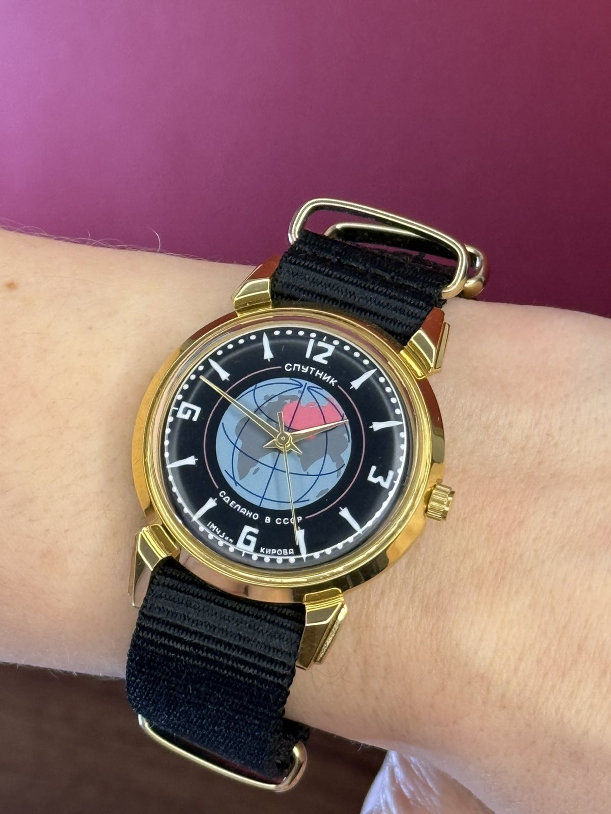 Watch Raketa Sputnik Mechanical Kirovskie Soviet USSR Russian Men RARE Vintage