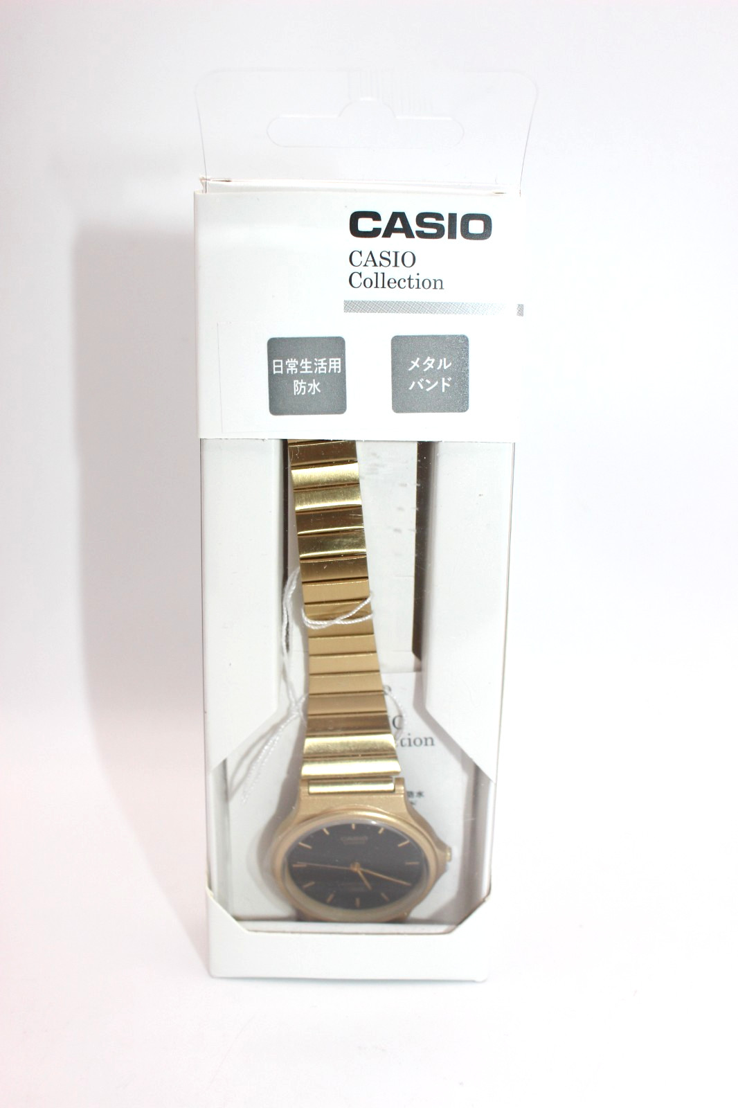 Casio Standard MQ-24GA-1AJF Unisex Analog Watch Black Dial Gold Japan Import
