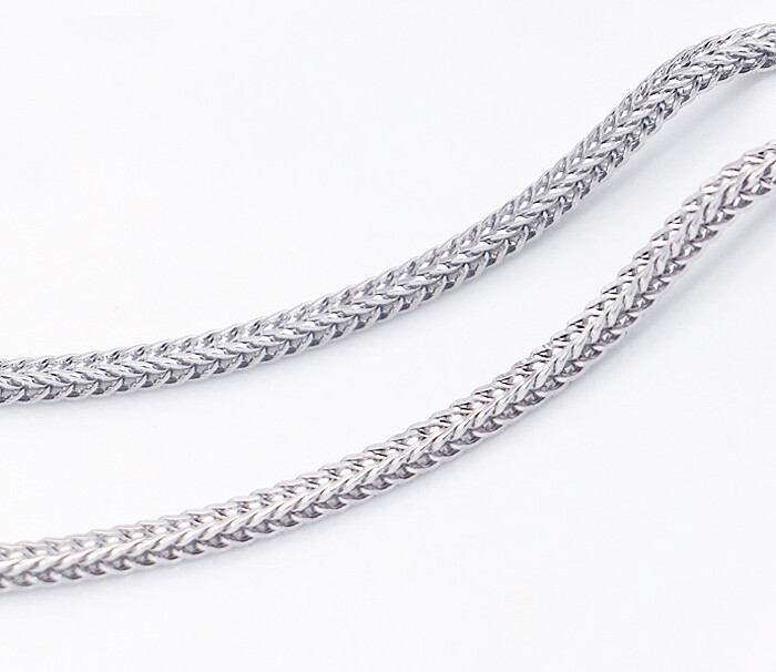 Delicate 925 Sterling Silver 2mm Foxtail Chain Necklace All size 18″-28″ Italy