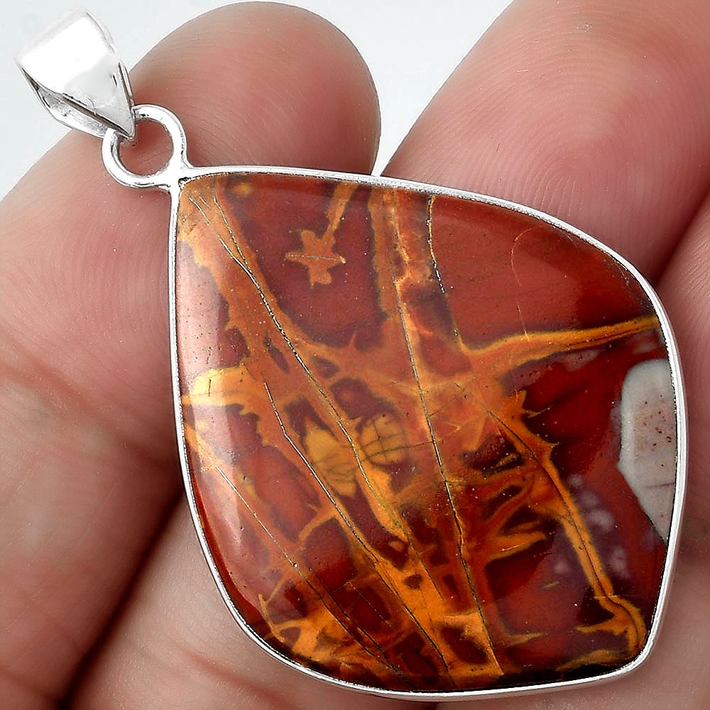 Natural Noreena Jasper 925 Sterling Silver Pendant Jewelry P-1001
