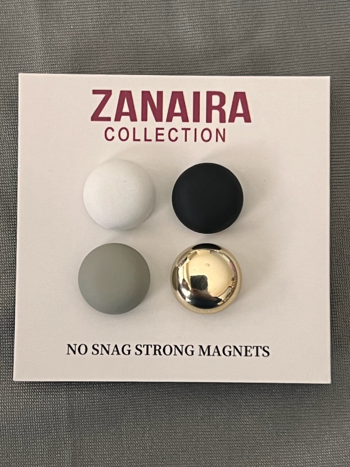 4PCS Premium Strong Hijab Magnetic Pins, No-Snag Multi-Use, Metal and Matte