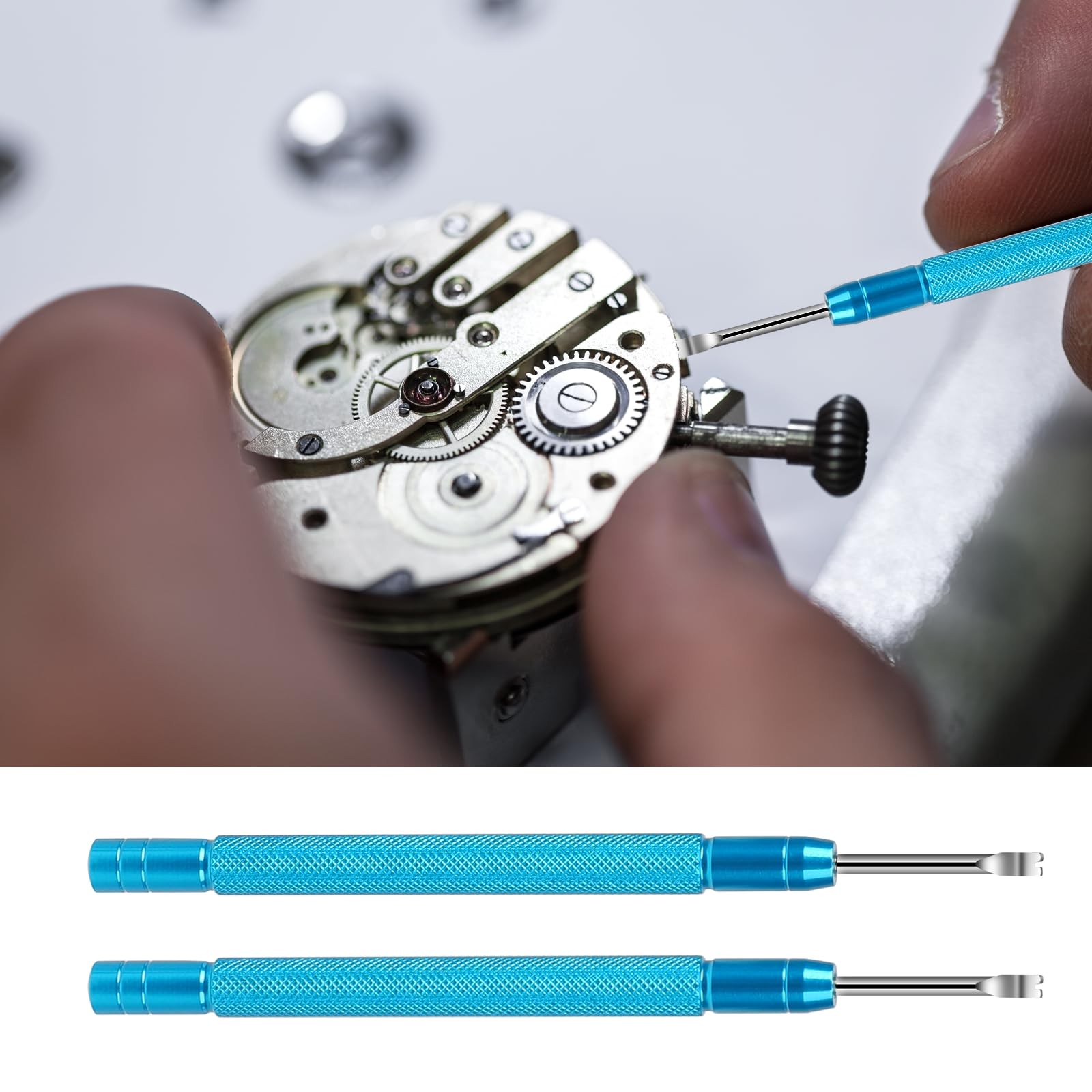 2 Pcs Watch Hands Remover Watch Hand Levers for Watchmakers Repair Tools