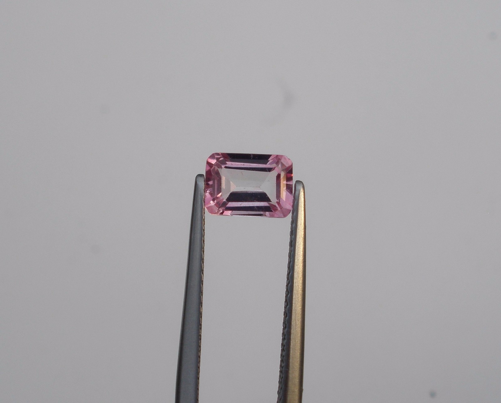 Pink Topaz Loose Emerald Natural Gem 7x5mm