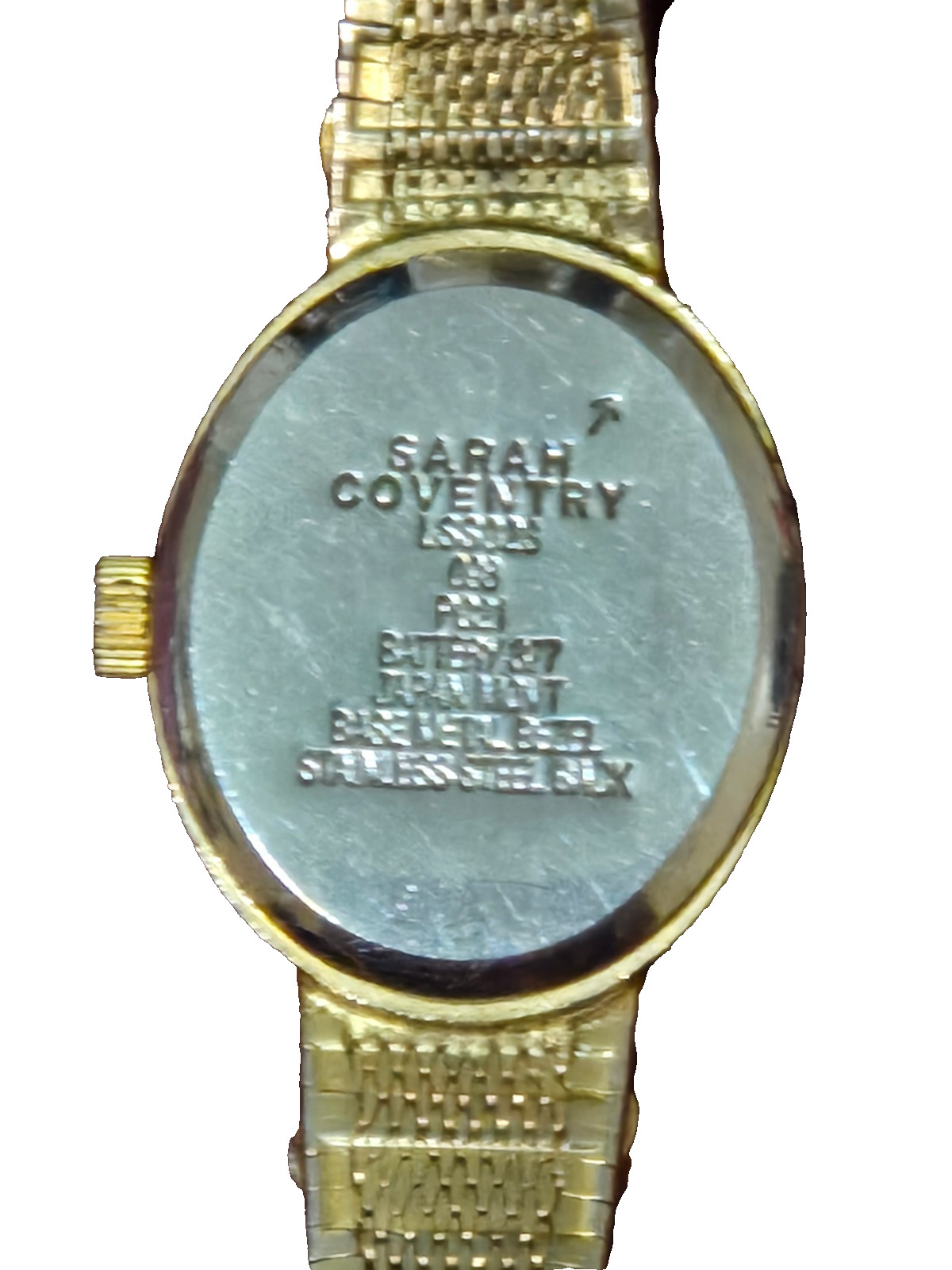 Vintage Sarah Coventry Supreme Ladies 19mm Watch MZB – Gold Tone w/ Plating Wear