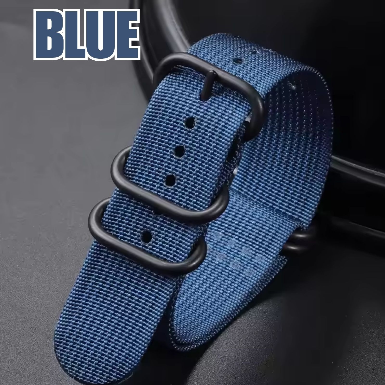 18mm 20mm 22mm 24mm Ballistic Durable Military Nylon Wrist Watch Band Strap New