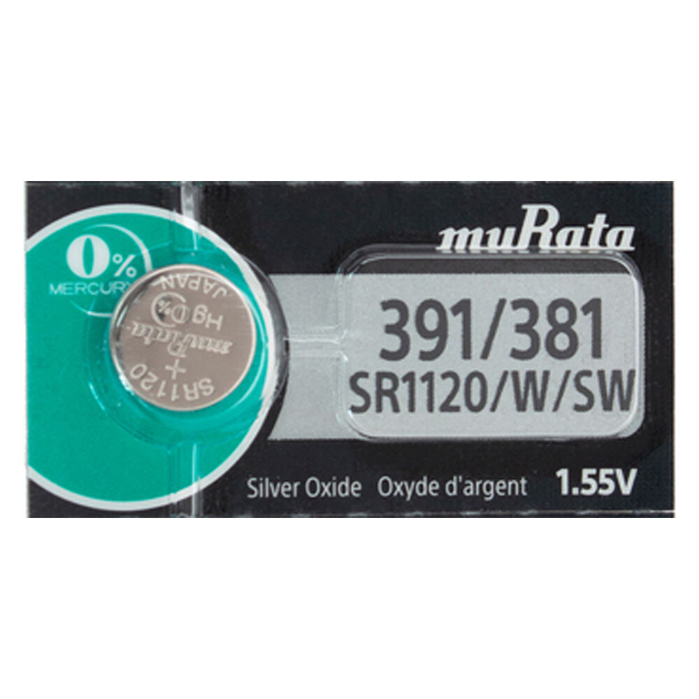 4 Murata SR1120W Silver Oxide Watch / Electronic Batteries- Replaces Sony