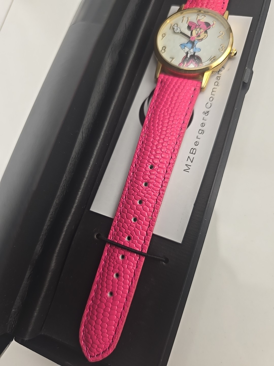 DISNEY WATCH MZ Berger & Co. Pair- MICKEY MOUSE, MINNIE MOUSE