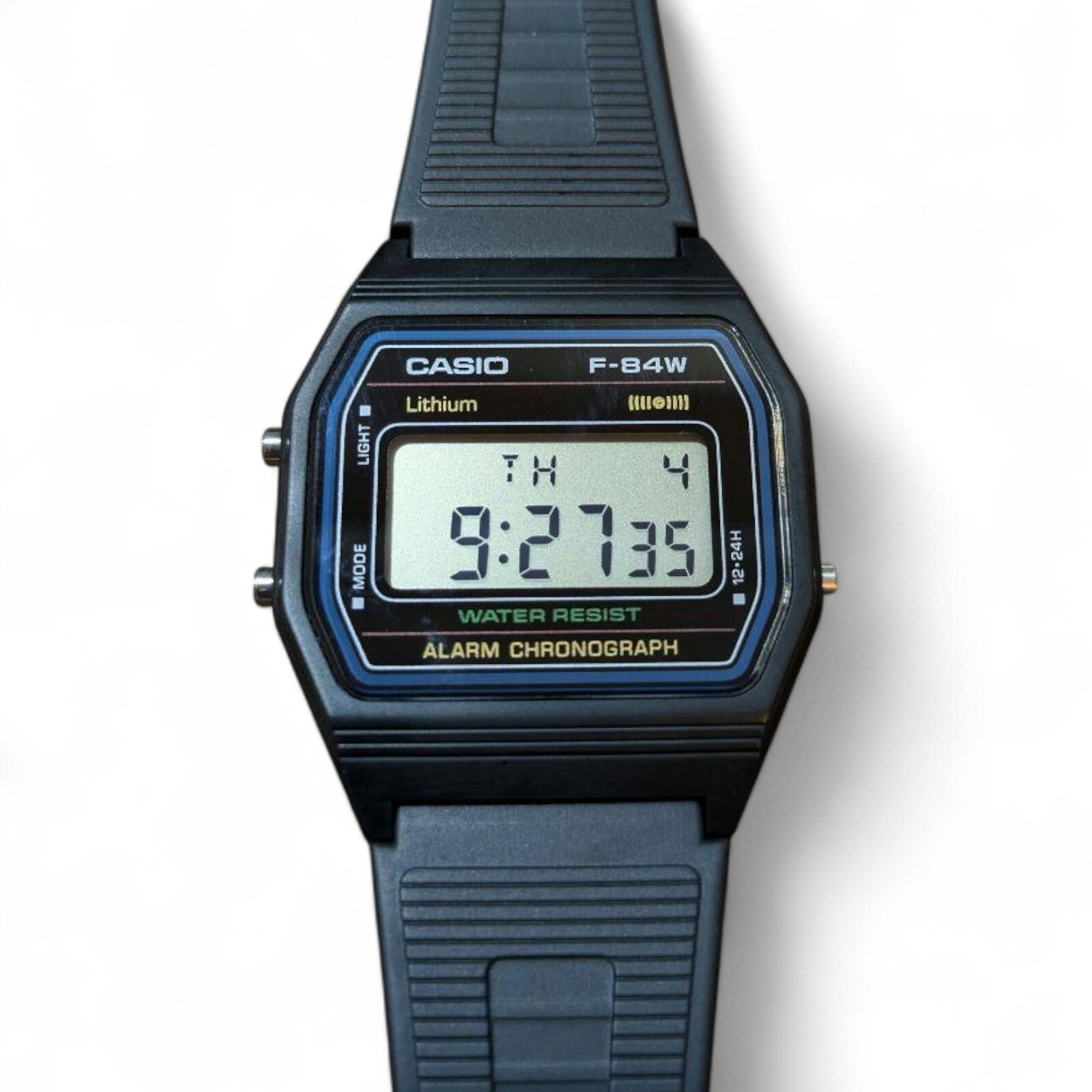 CASIO F-84W-1QJH Black Light Men’s Standard Digital Wristwatch OFFICIAL New