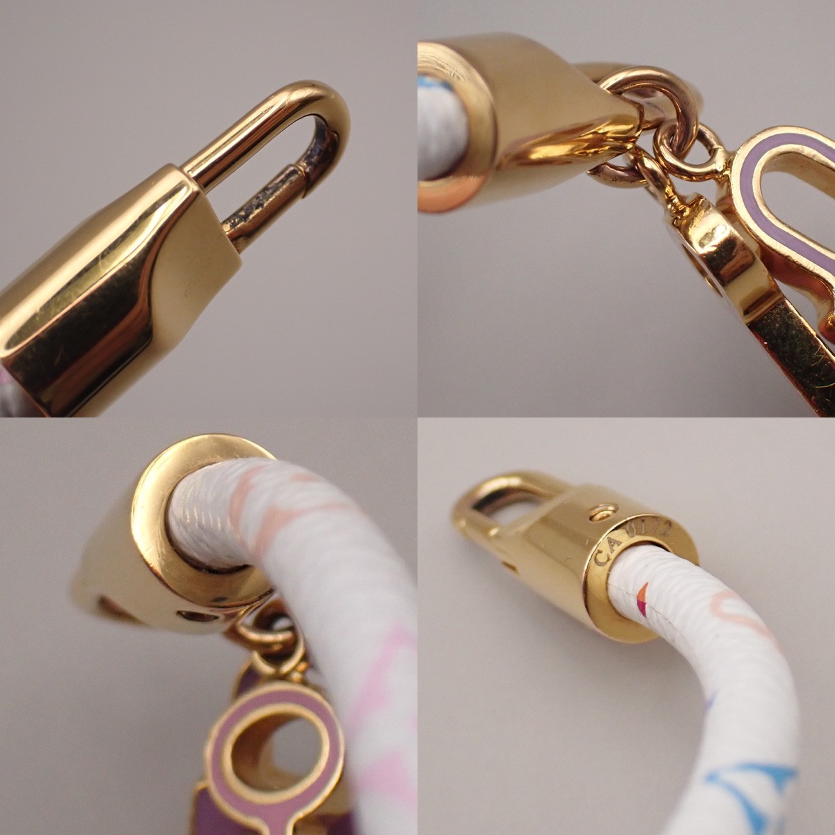 LOUIS VUITTON Luck It Bracelet Bracelet Monogram Multicolore WE M6604F 34KD205