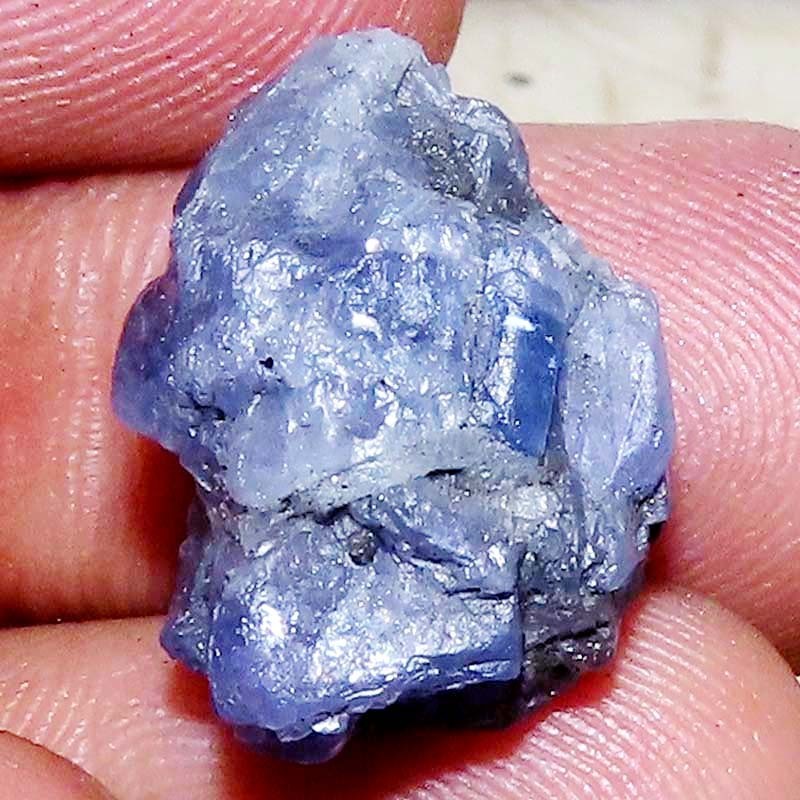 Natural 26.75 CT Untreated Blue Tanzanite ROUGH Tanzanite Loose stone 15X20X13mm