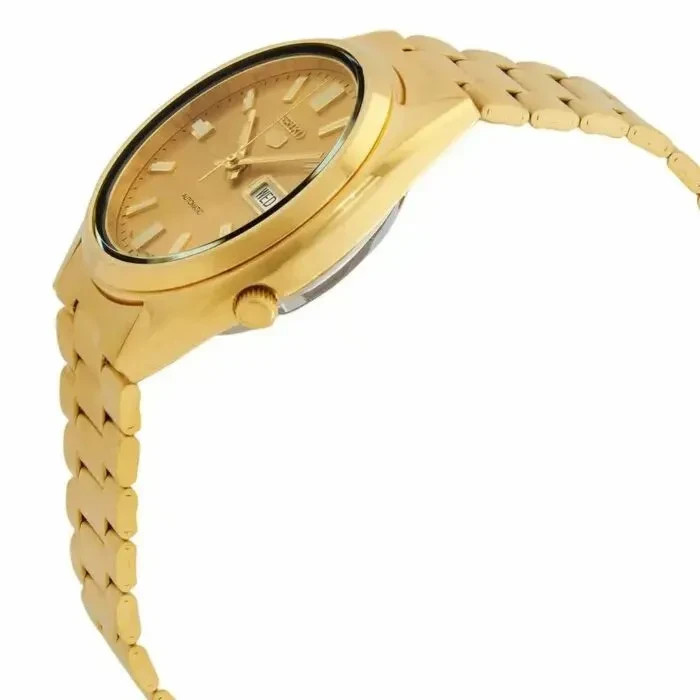 Seiko 5 Sports SNXS Series SNXS80K1 Automatic Gold Dial 37.4mm Men’s Watch