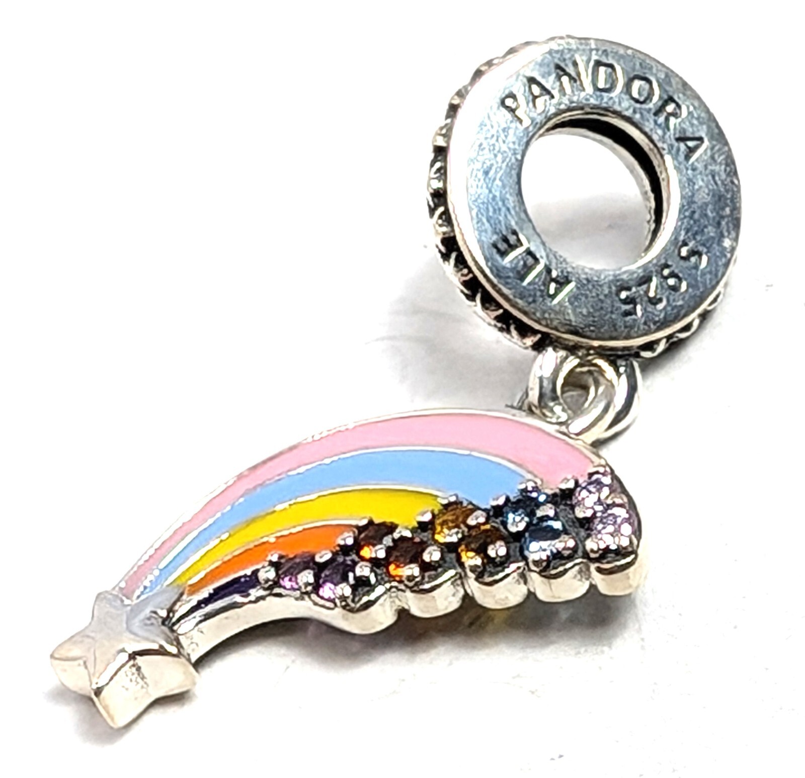 Authentic Pandora Charm, Colorful Rainbow Dangle, #799351C01