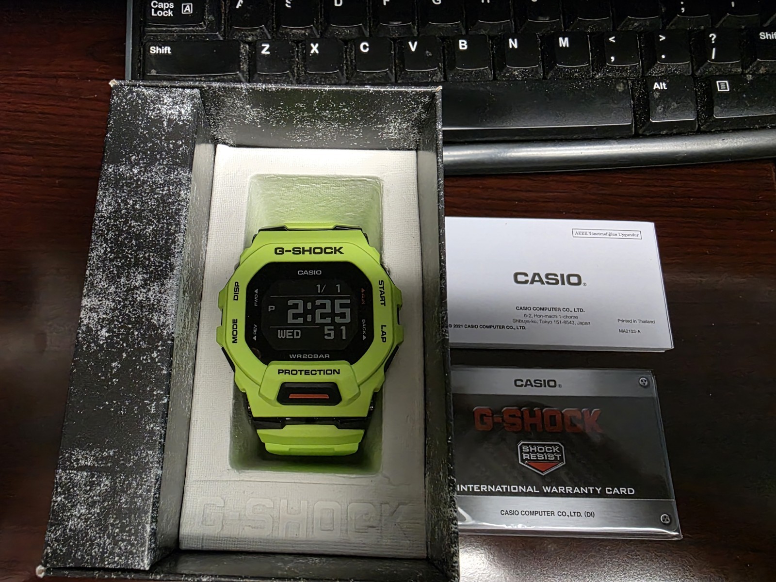 Casio G-Shock GBD-200-9 Bluetooth Full Kit Excellent Condition