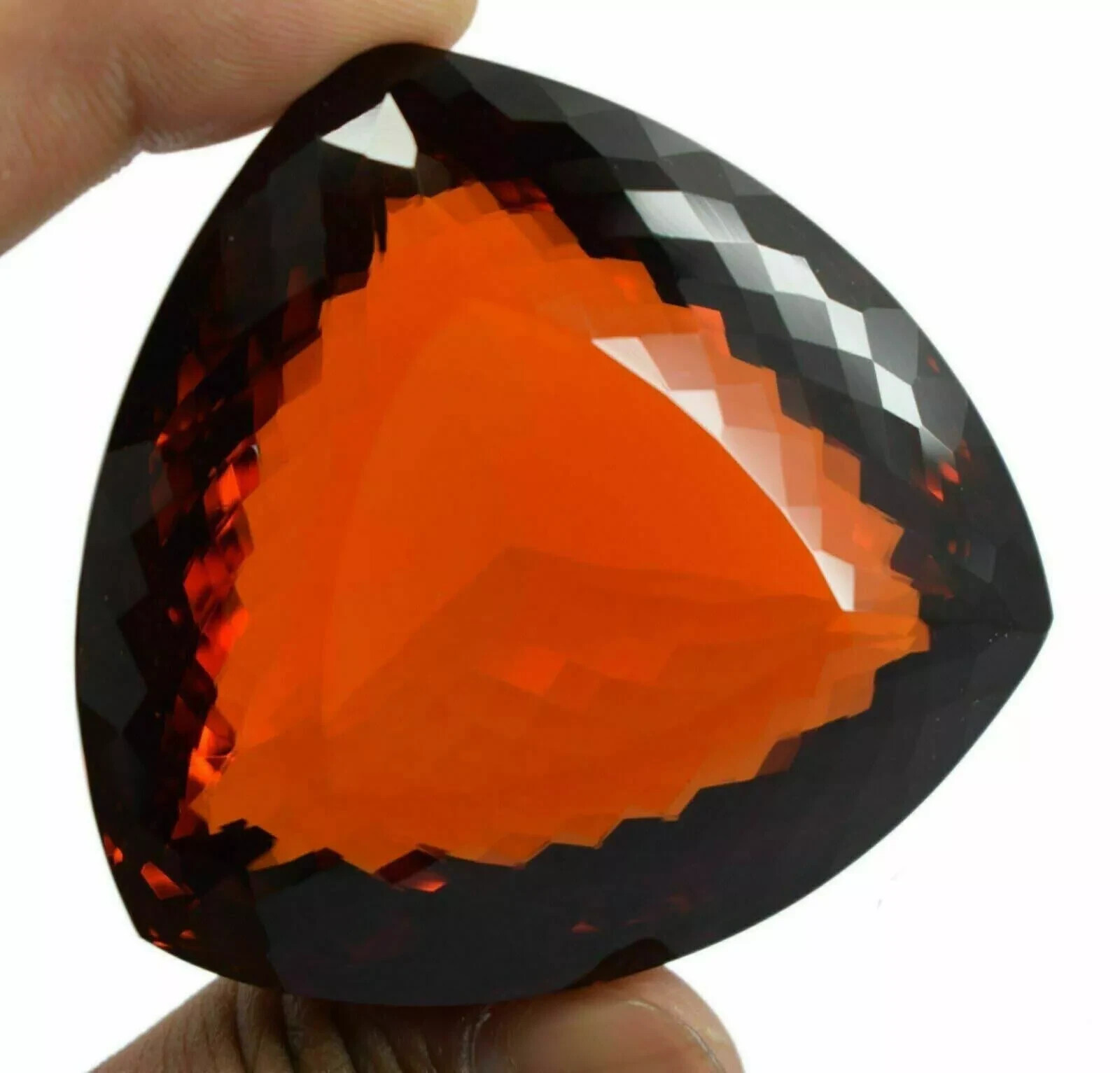 Natural 1000 Ct EGL Certified Big Brazilian Orange Topaz Loose Gemstone