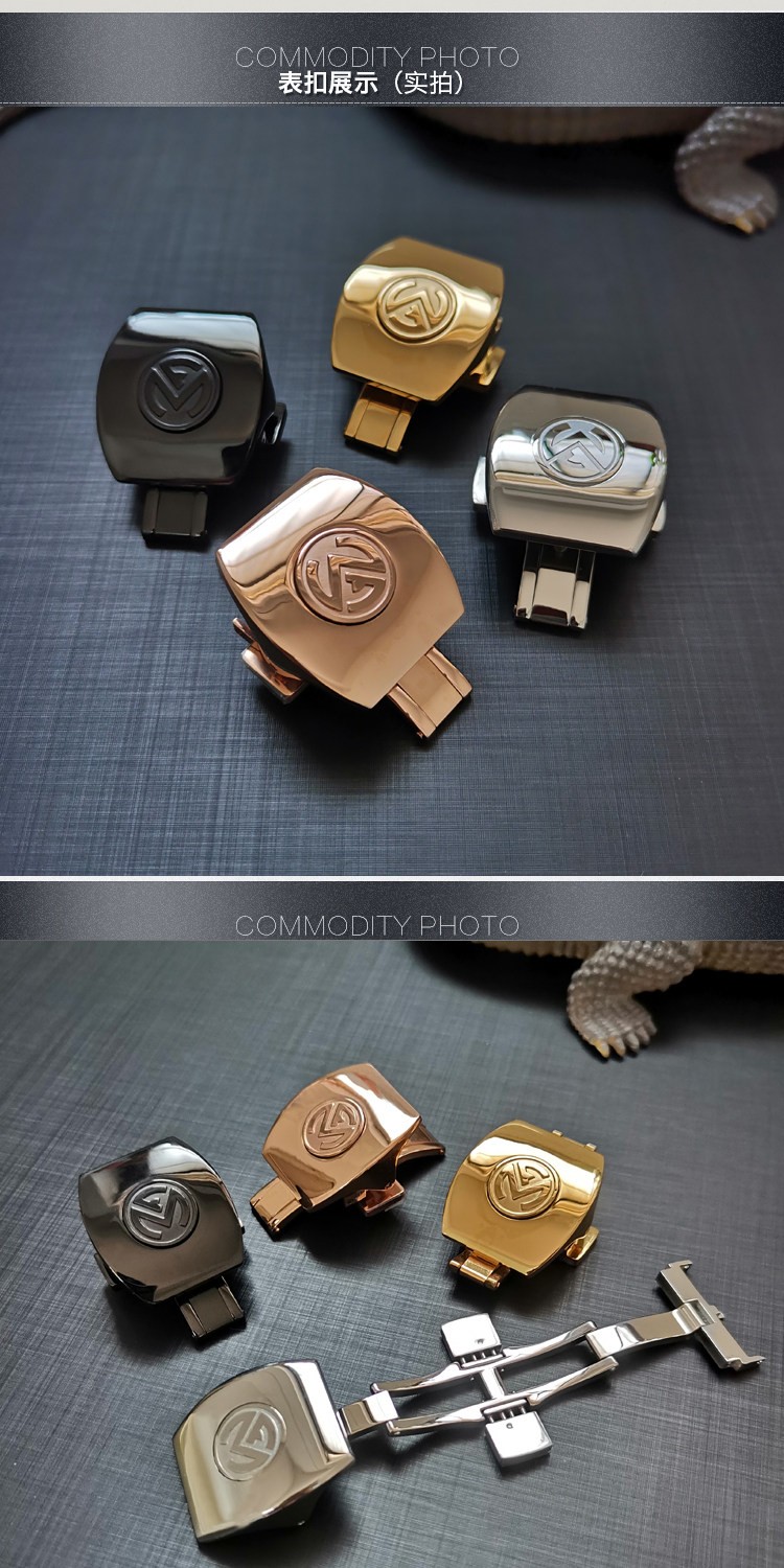 18mm20mm stainless steel butterfly buckle suitable for FM watch buckle V45 V41