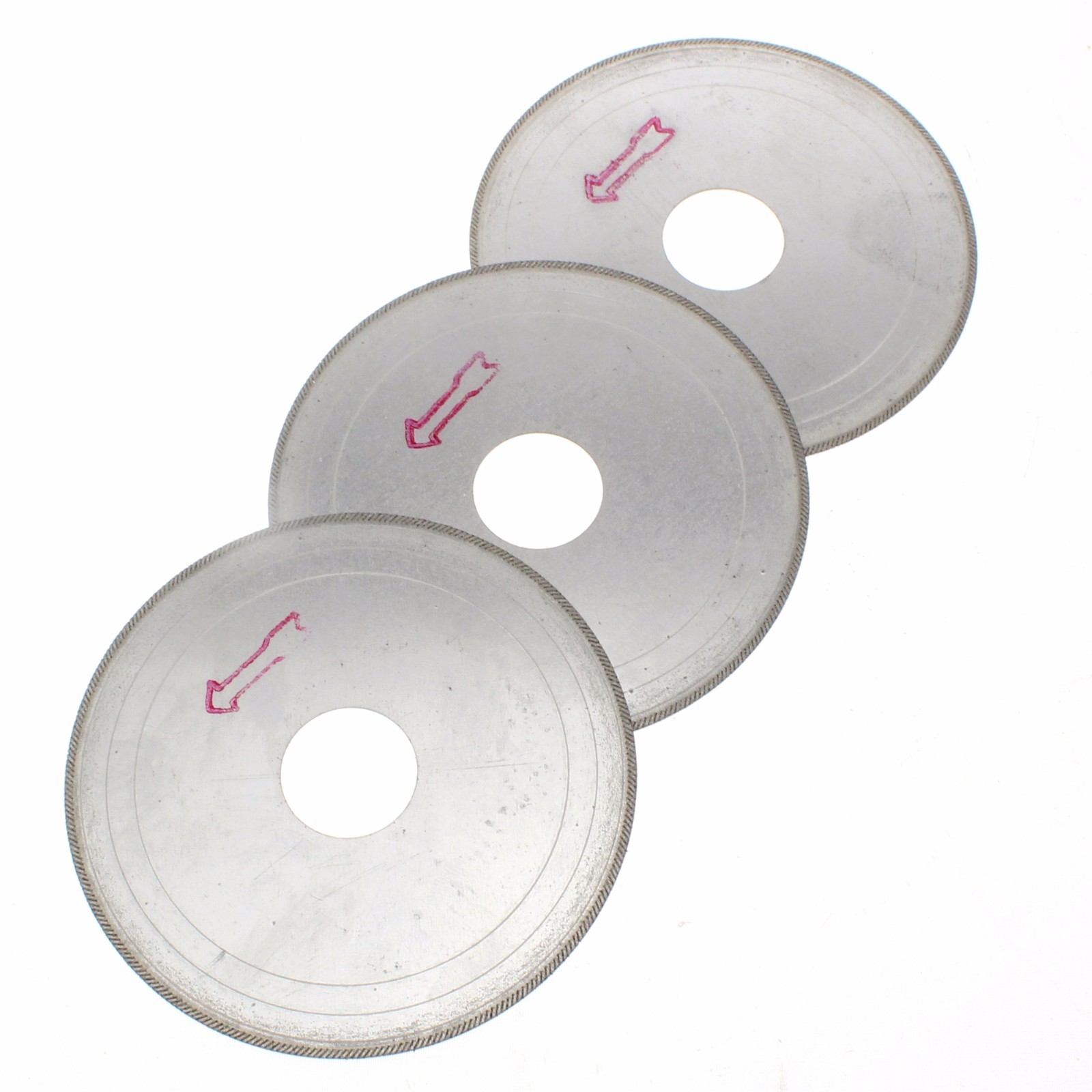 3Pcs 85mm Super-Thin Diamond Lapidary Saw Blades Cutting Disc Saving Gemstone