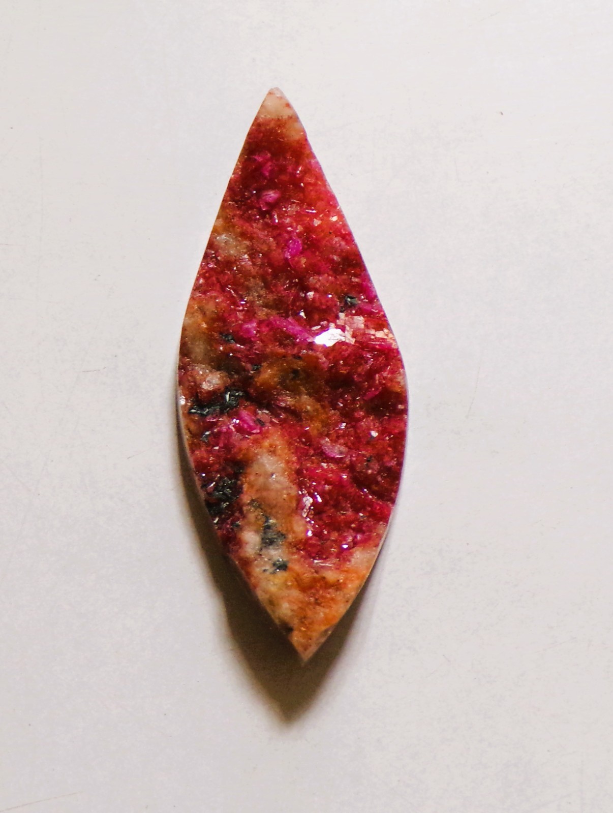 50.40 Cts Natural Cobalt Calcite Druzy Cabochon Loose Gemstone 53X21X7.6MM K05