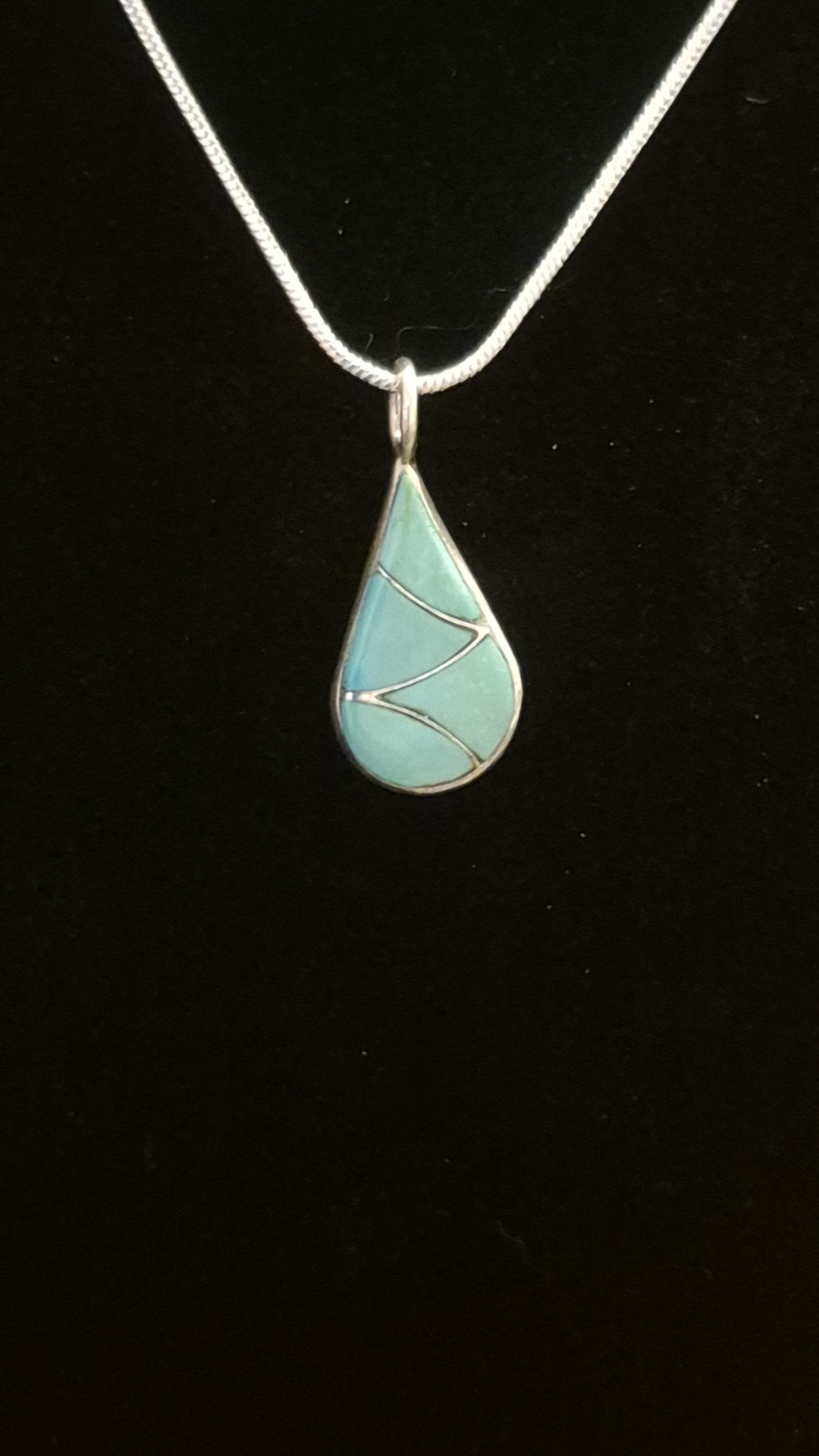 Double Sided Turquoise Mother of Pearl/Spiny Oyster Signed Five Circles Hallmark
