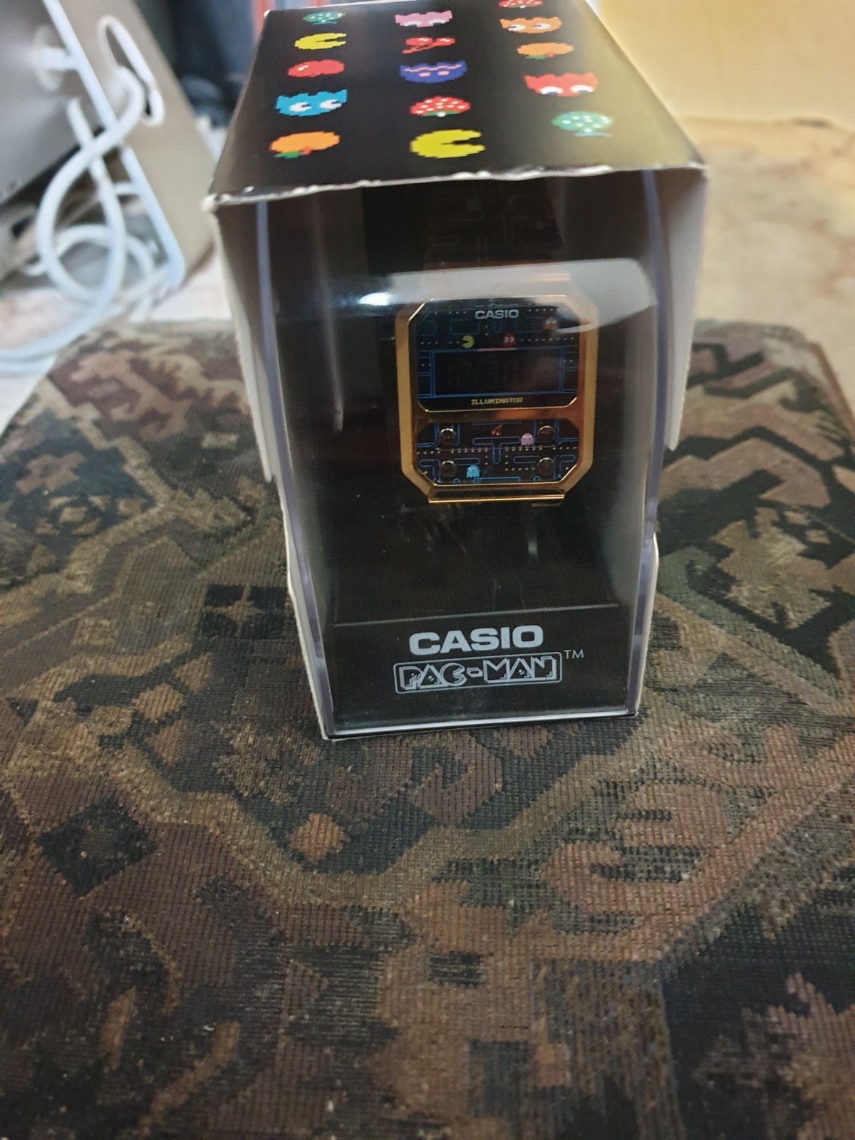 Casio Pacman A100 Wepc-1ber Limited Edition Watch In Mint Condition with Box