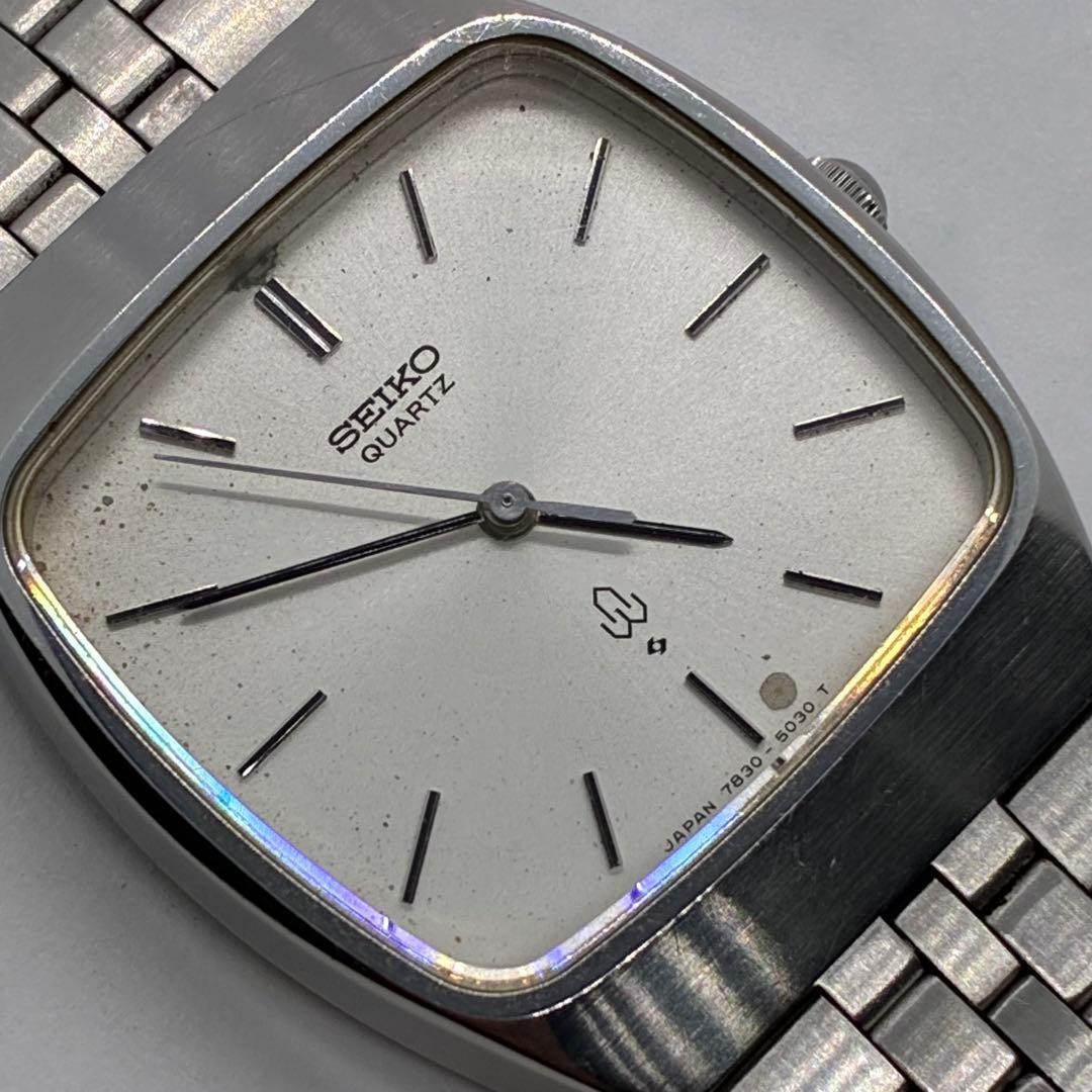 Seiko Quartz 7830-5030,new battery,working condition,item number2444 From Japan