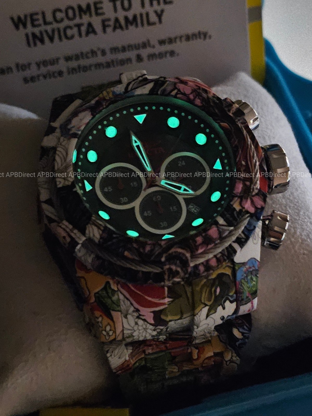 Invicta – Bolt ZEUS – HYDROPLATED – Aqua Plated Chronograph – 53mm mens watch