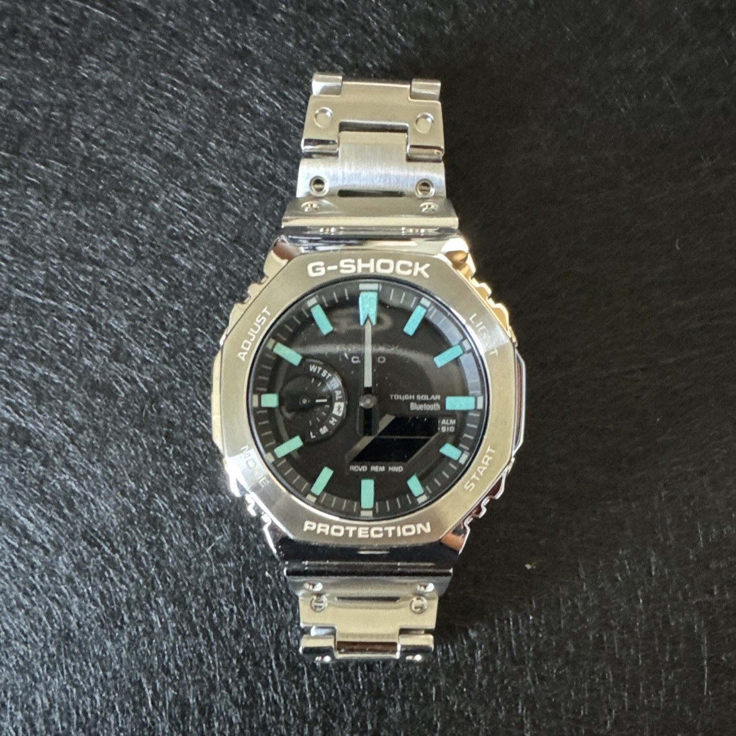 Rare GSHOCK x IFL Watches CasiOak Solar Full Metal Tiffany