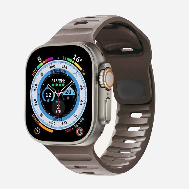 For Apple Watch Series Ultra 11 10 9 8 7 5 Silicone Sport Strap Band 38/49mm