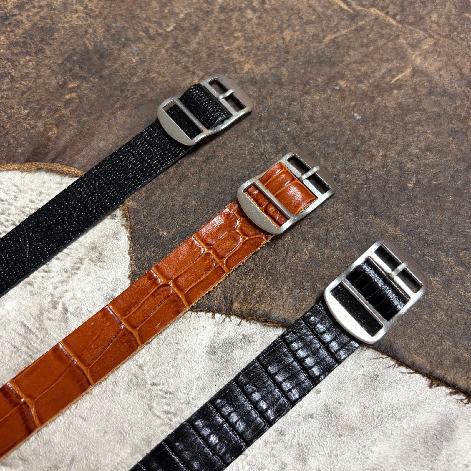 Size 14/16/18/20mm Handmade Vintage Leather Fixed Lug Watch Strap Band #138D