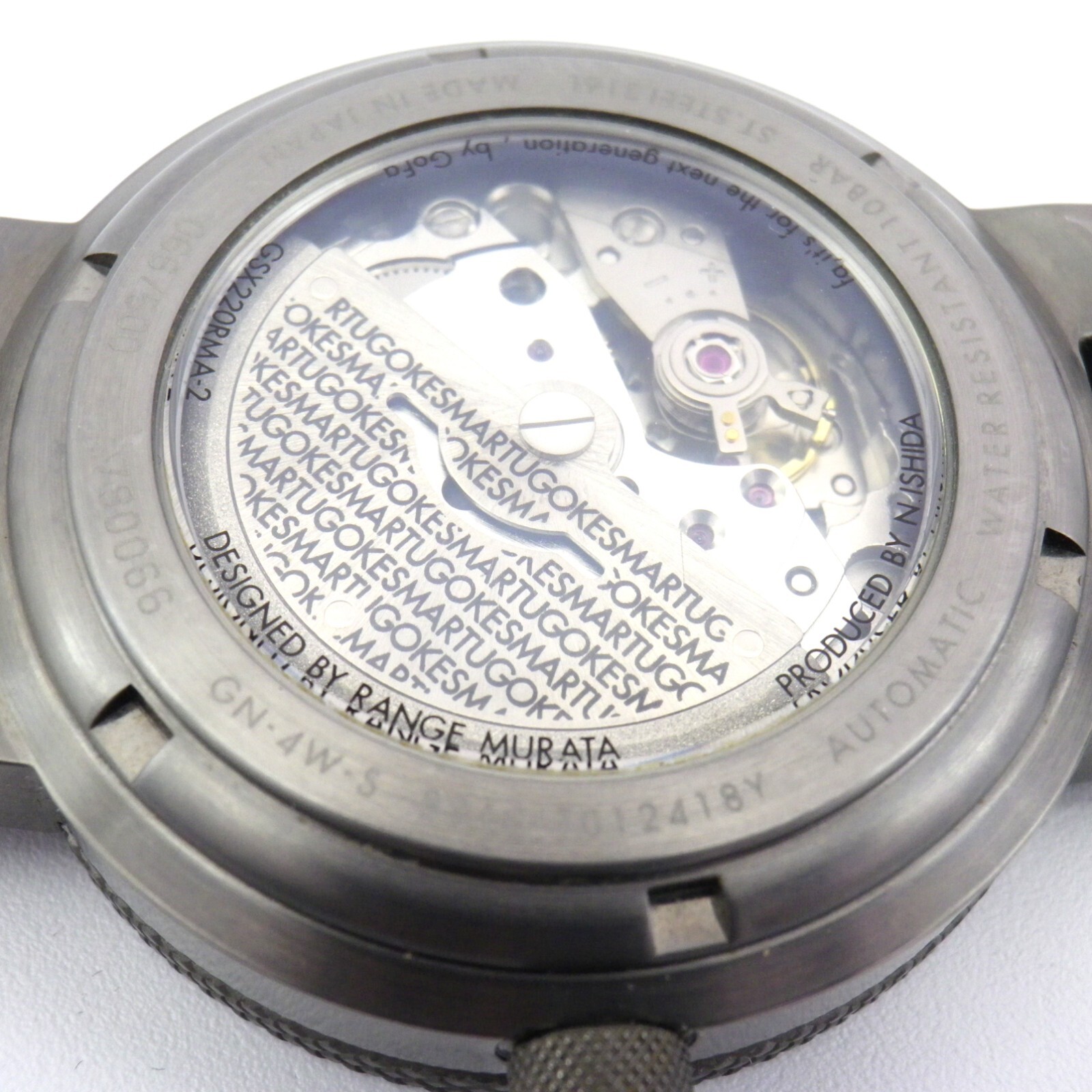 GSX SMART XX 220RMA-2 Range Murata Limited 500 Auto Wrist Watch Gray Japan 2007