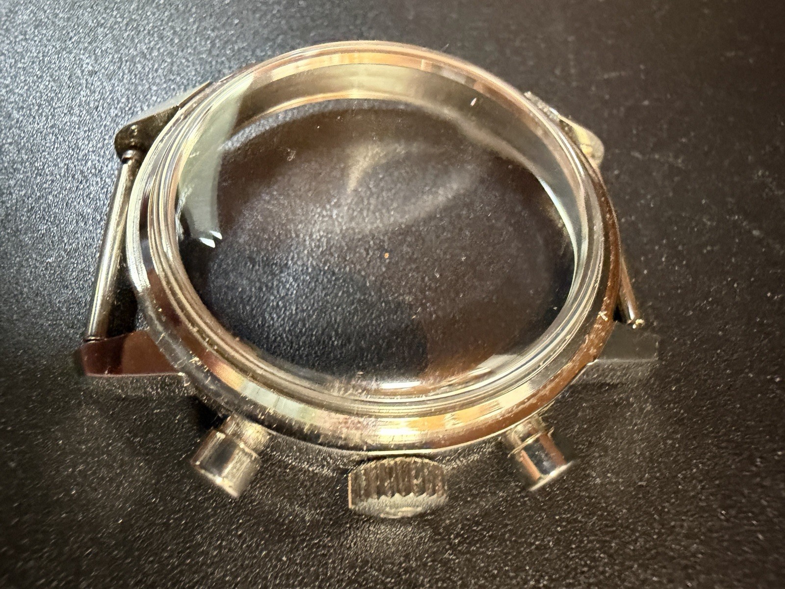 Zodiac Chronograph Case Ref. 692-841 Valjoux 72 36mm Original Vintage No Bezel