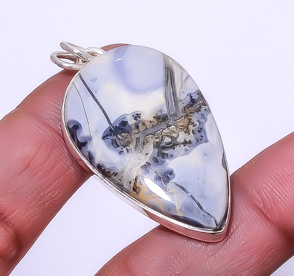 Malingano Jasper – Indonesia 925 Sterling Silver Pendant 1.72″ P7313-44
