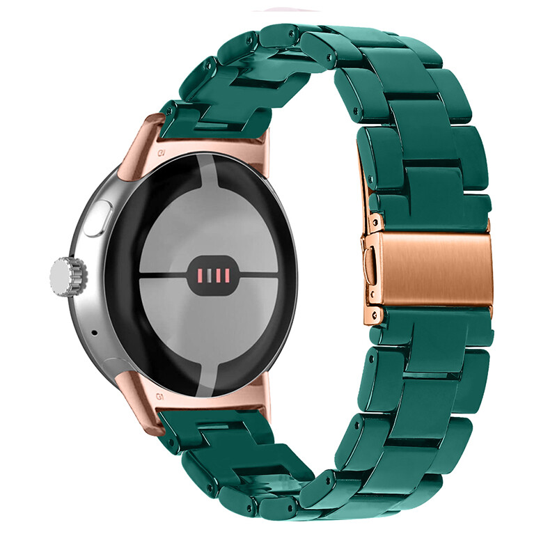 Replacement For Google Pixel Watch 1 2 Resin Stainless Steel Watch Band Strap