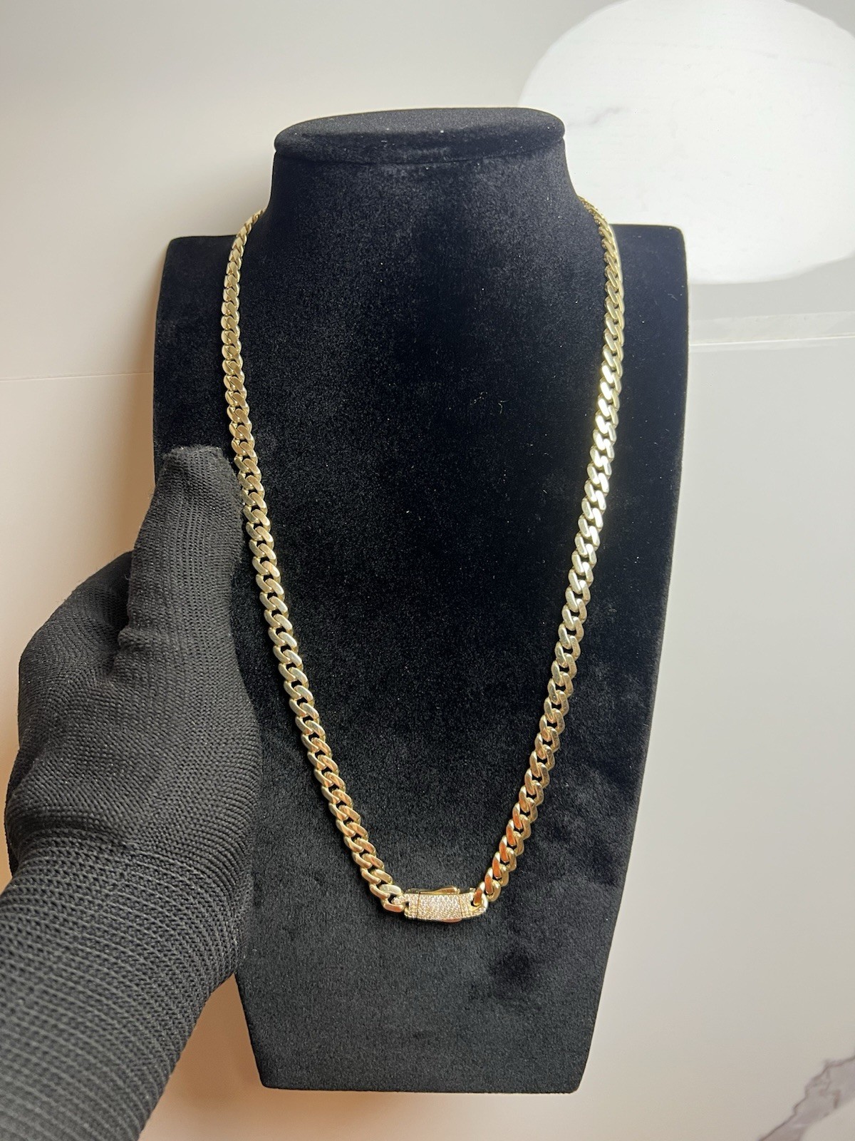 10K Yellow Gold Semi-Solid Monaco Chain 20” 5mm 11.7g Real Gold