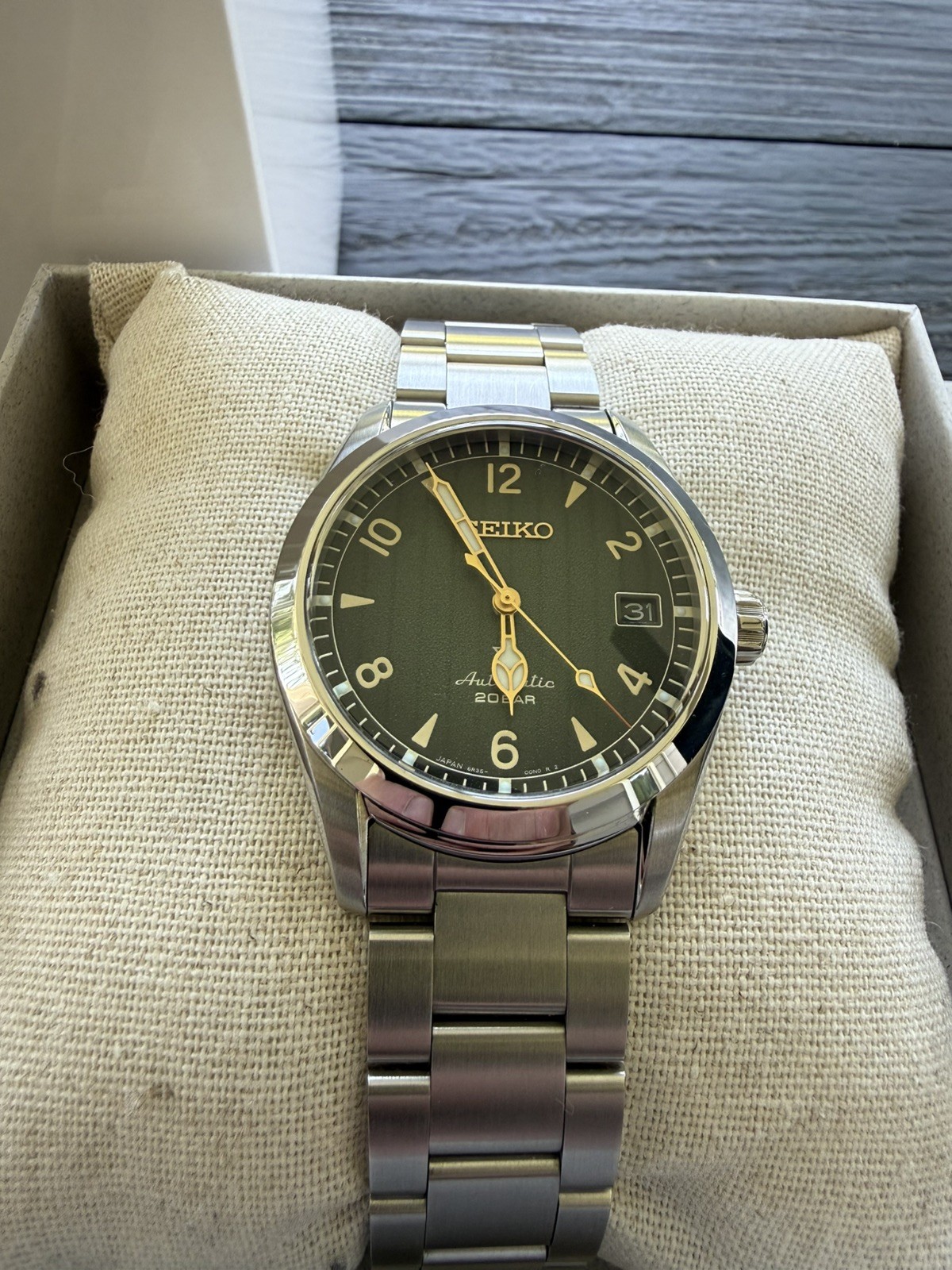 Seiko SPB155 Baby Alpinist Green Dial