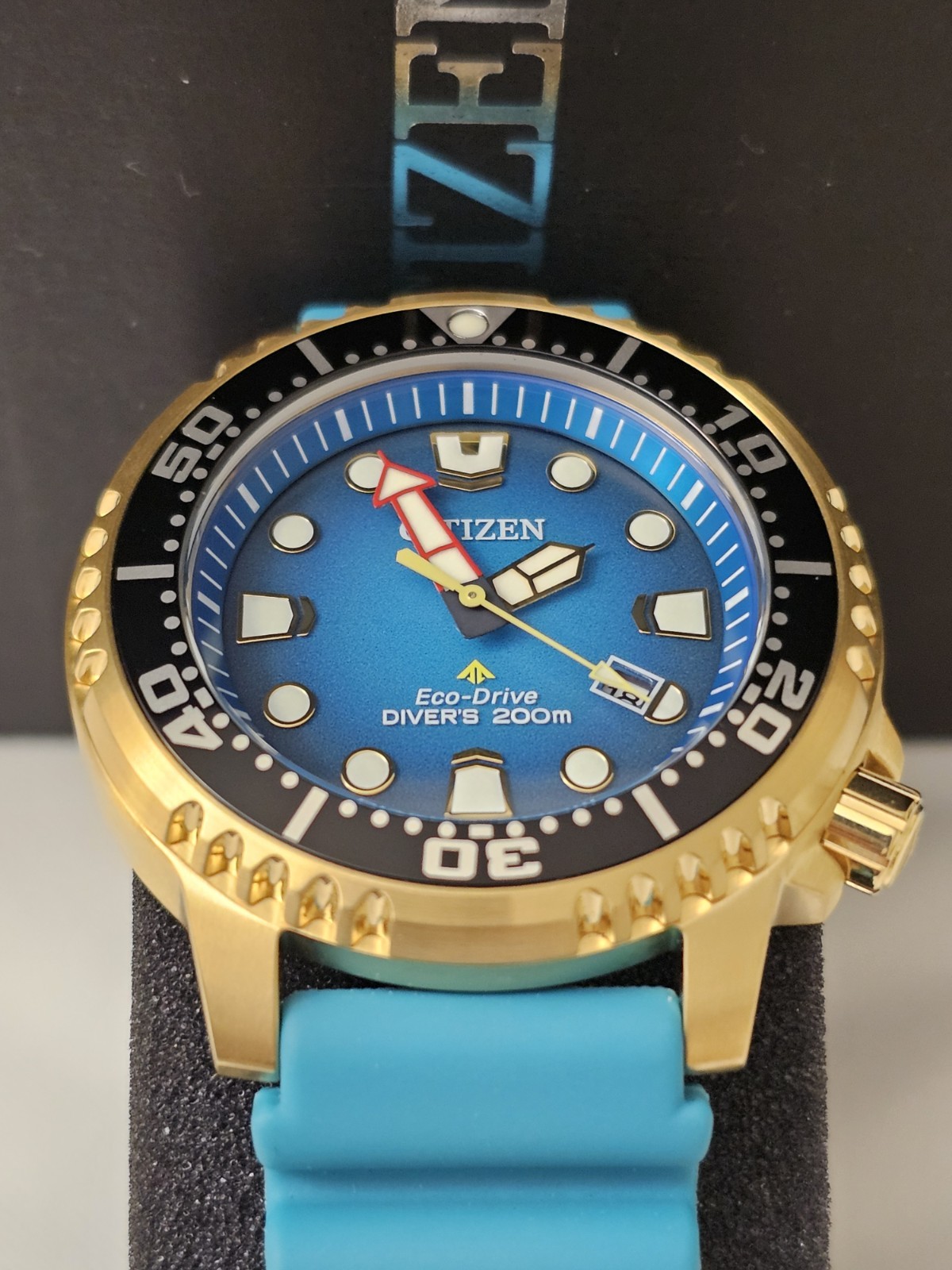 New Citizen Promaster BN0162-02X Eco-Drive Men Diver Watch with Extra Strap