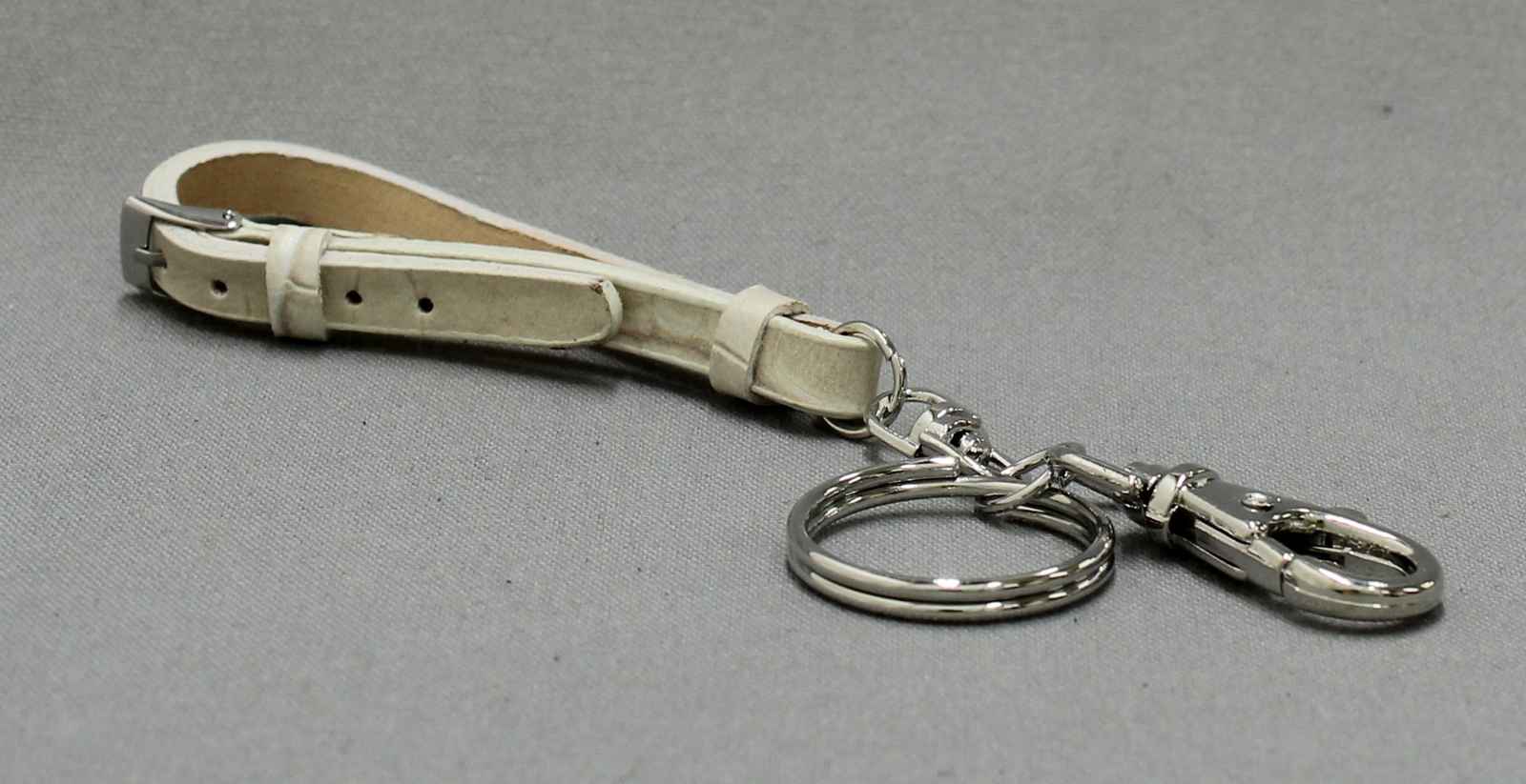 New Slide Charm Slide Keep Leather Keychain Key Chain Lobster Clasp 6mm (1/4″)