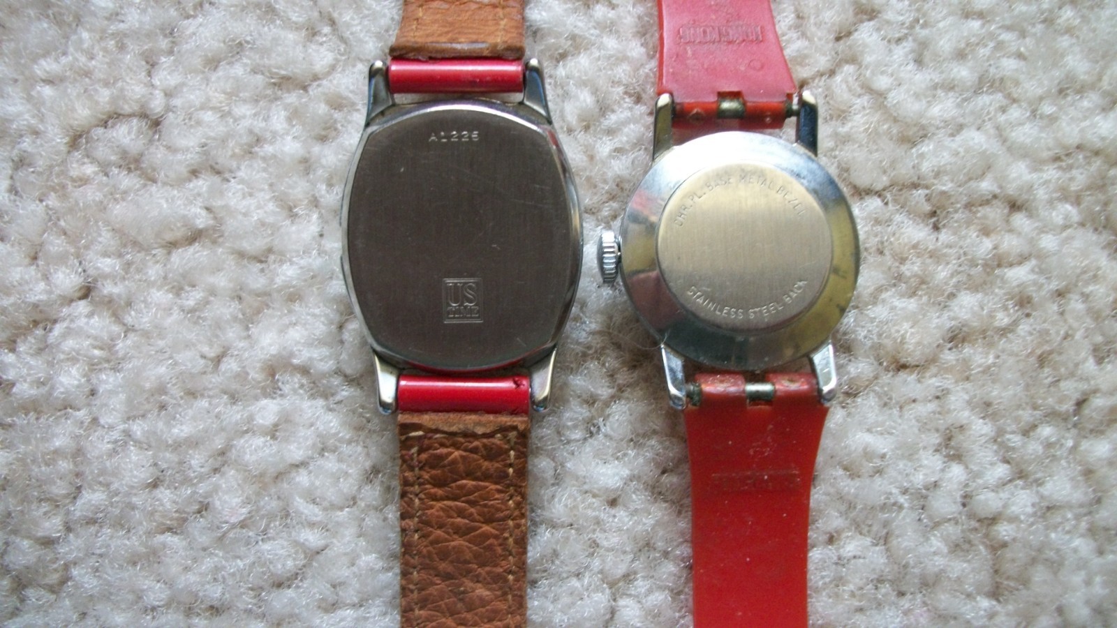 TWO Disney-Rare Vintage Ingersoll Mickey Mouse watches. 1960’s