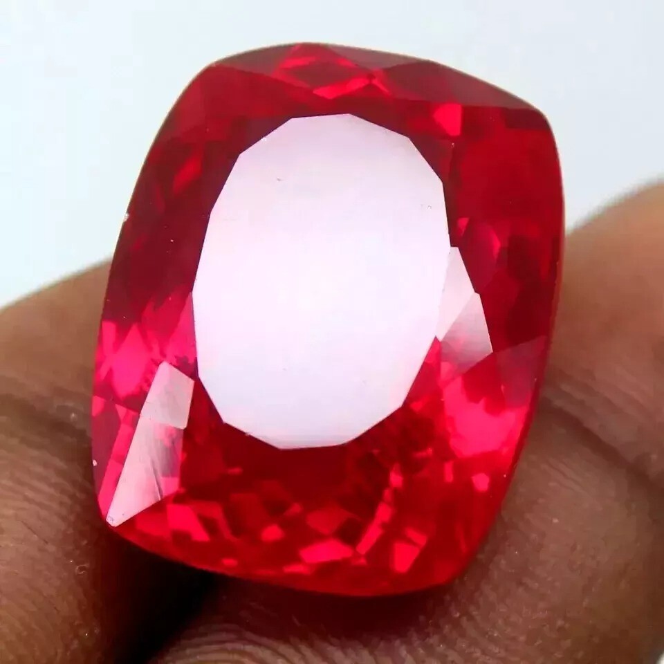 Blood Red Ruby Unheated 10-12 Ct Natural BURMA Pigeon Certified Loose Gemstone
