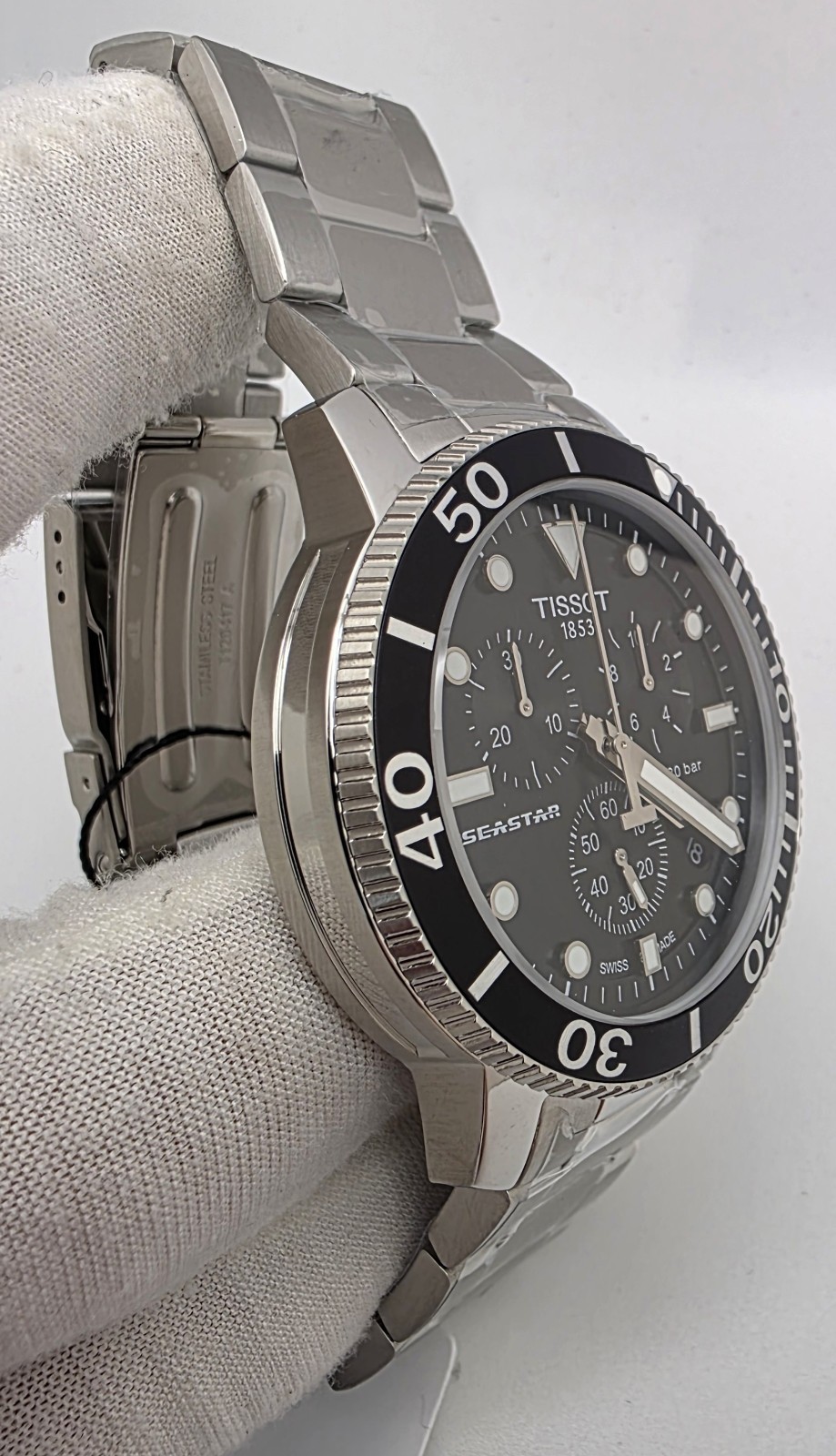 Tissot Seastar 1000 Chronograph Black Dial Watch T120.417.11.051.00