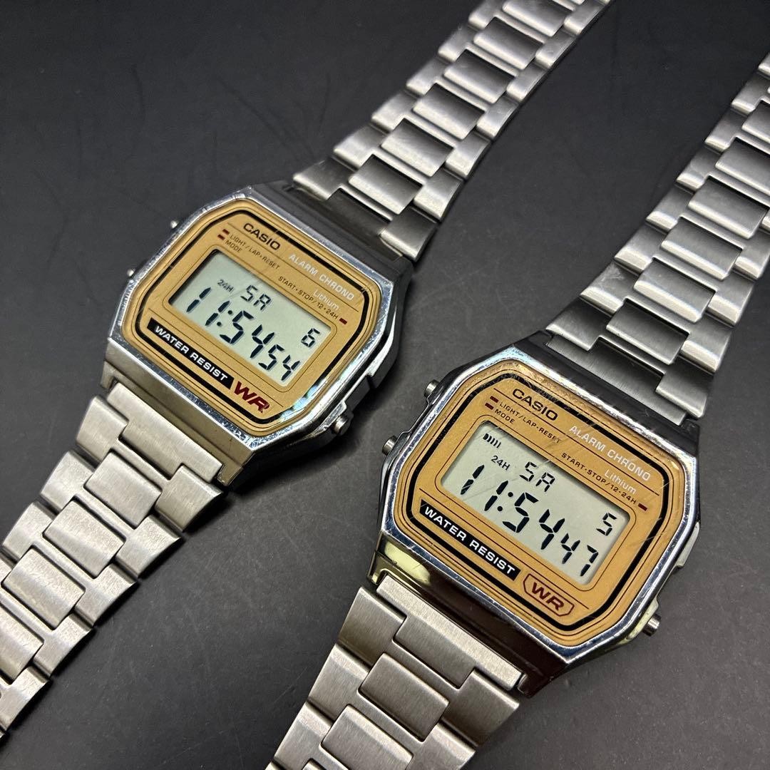 Buy It Now: CASIO Digital Watch A158WE (Set of 2)
