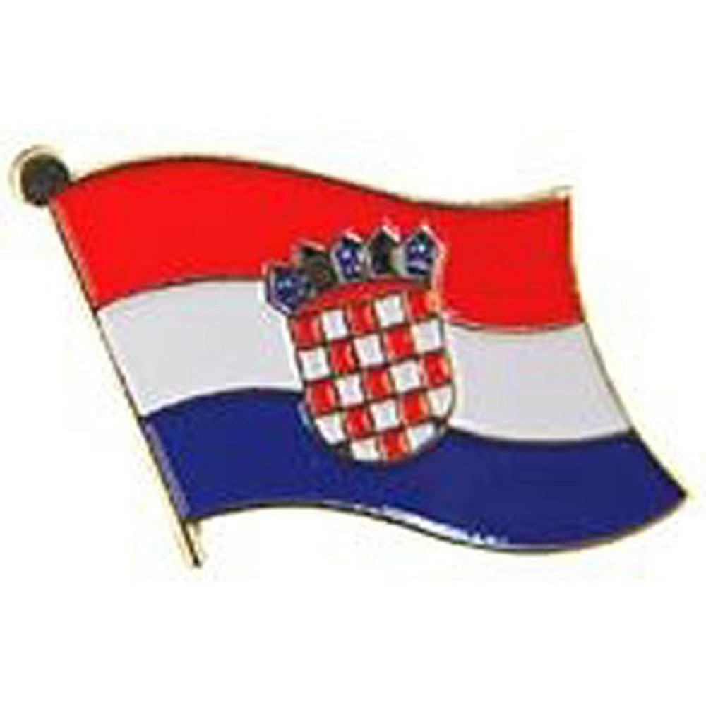 Croatia Country Flag Bike Motorcycle Hat Cap lapel Pin