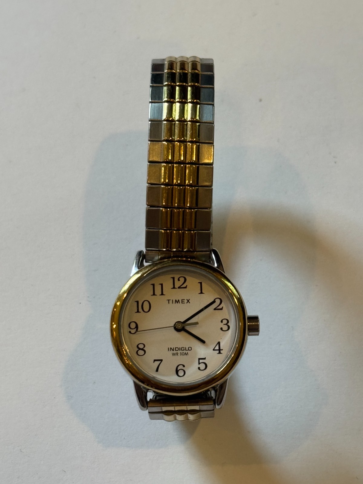 Women’s Timex Watch, Two Tone Gold/Silver, Indiglo