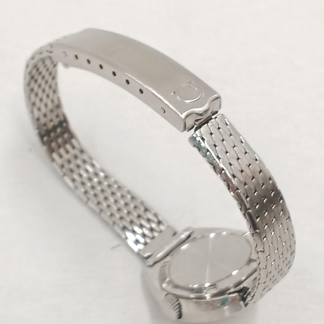 Omega Geneve Manual Wind Ladies Watch Silver Stainless Steel Vintage