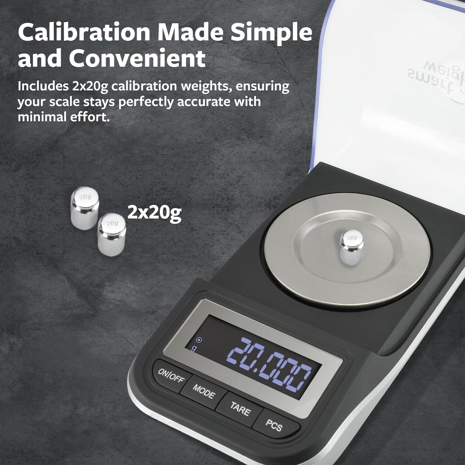 Premium High Precision Digital Milligram Scale 50g x 0.001 Grams – Black