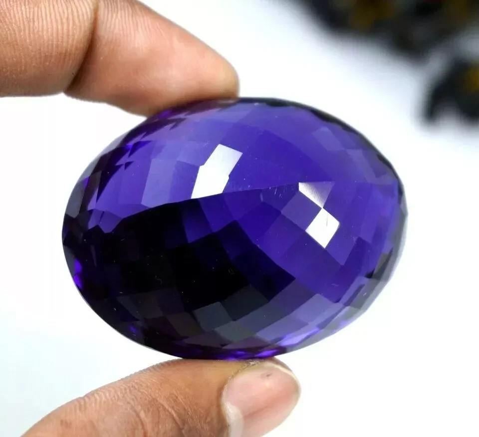 AAA 64.05 Ct Natural Certified Brazilian Blue Oval Cut Topaz Best Loose Gemstone