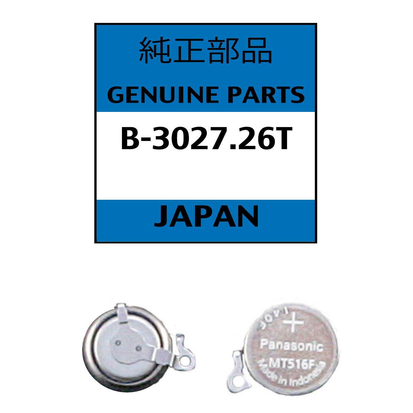 Genuine Seiko Solar Watch Capacitor 3027-26T 302726T MT516F Rechargeable Battery