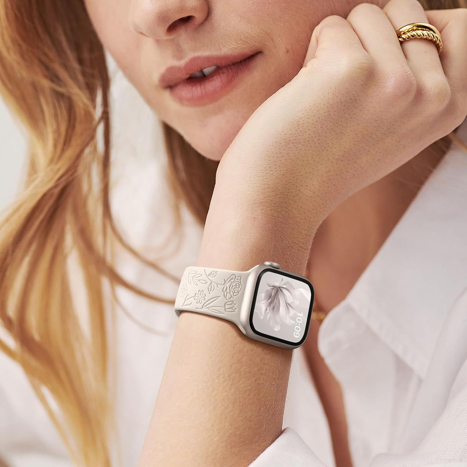 8 Pack Bands for Women Compatible with Apple Watch 40Mm 41Mm 38Mm 42Mm 44Mm 45Mm