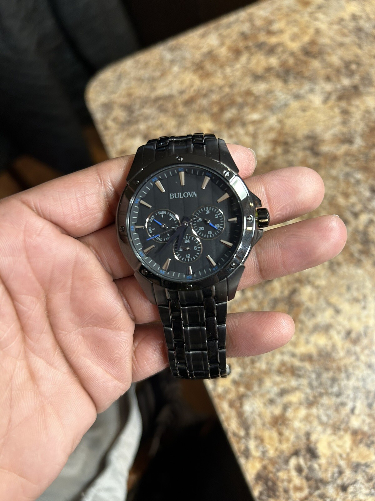 Bulova 98C121 Multifunction Classic Men’s Watch – Black