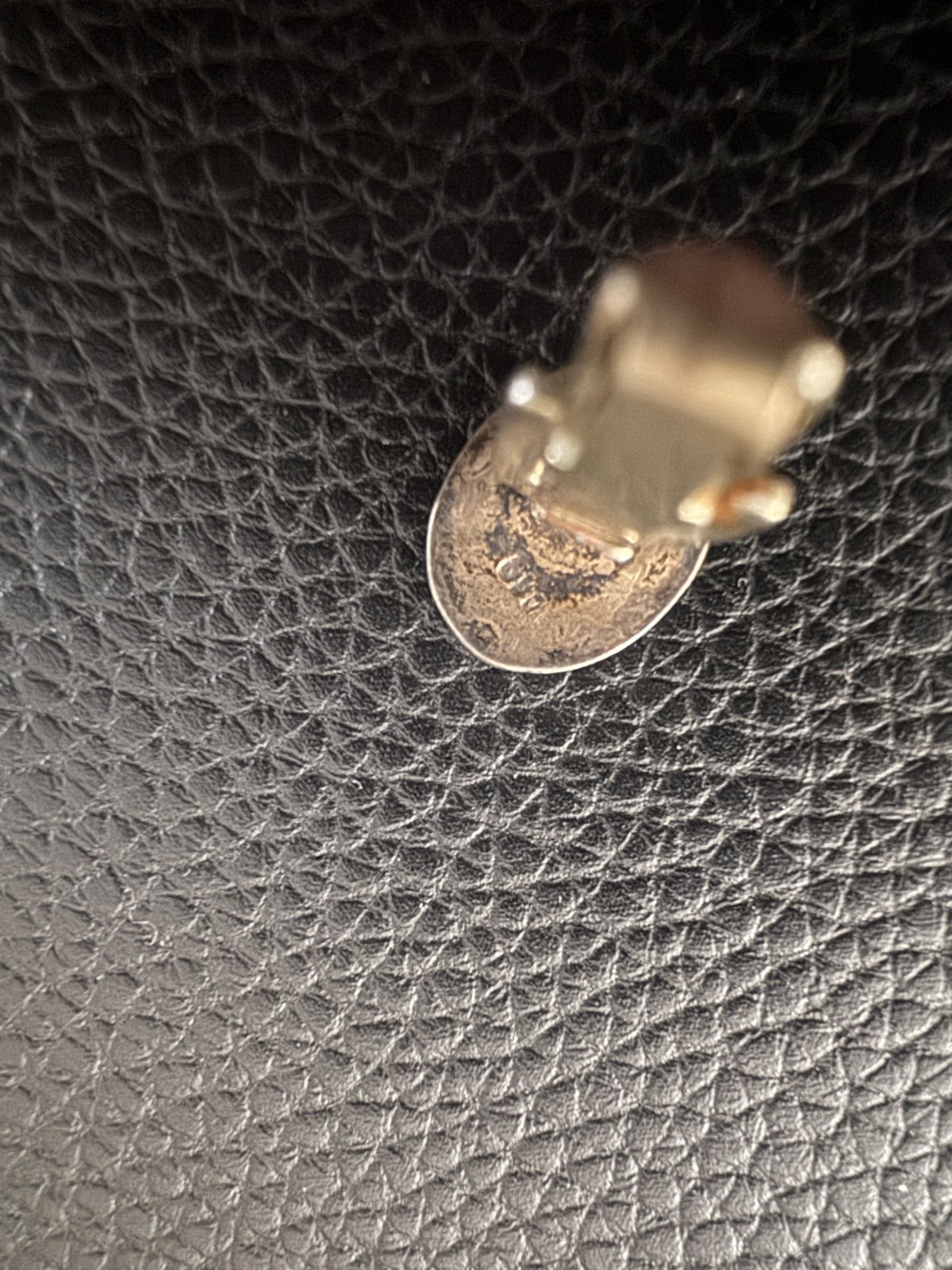 Vintage Silver-Tone Geometric Checkerboard Cufflinks