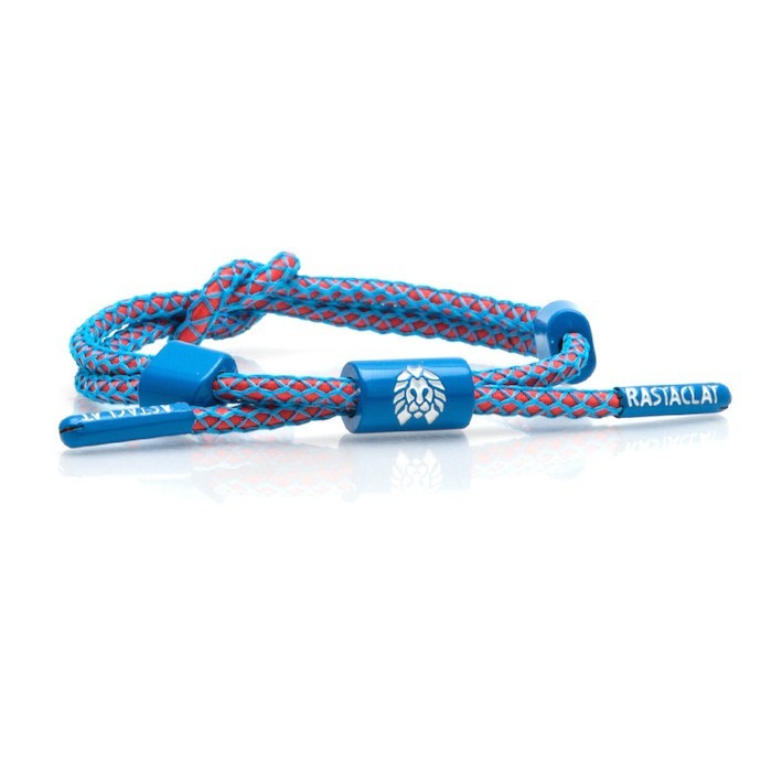 Brand New RASTACLAT Parker Blue Knotted Knotaclat Shoelace Bracelet